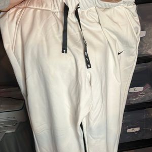 all white nike pants